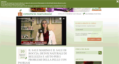 Desktop Screenshot of cosmesinaturale.net
